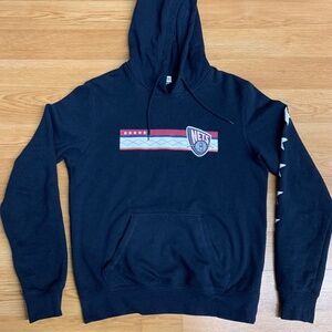 New Era NBA New Jersey Nets Logo Hoodie Sweatshirt Hoodie Retro Men's Size Small